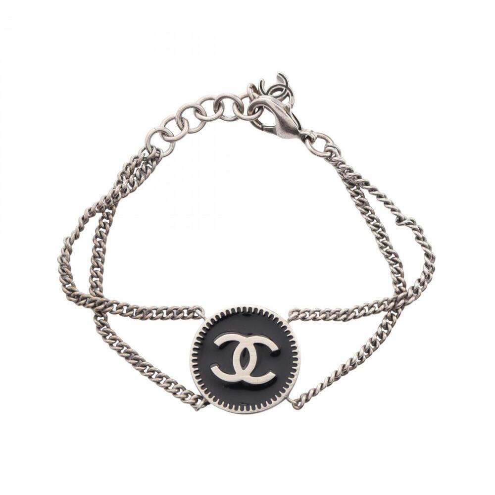 CHANEL Black Charm Bracelet